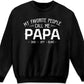 My Beloved People Call Me Papa - Family Personalized Custom Unisex T-shirt, Hoodie, Sweatshirt - Father's Day, Birthday Gift For Grandpa